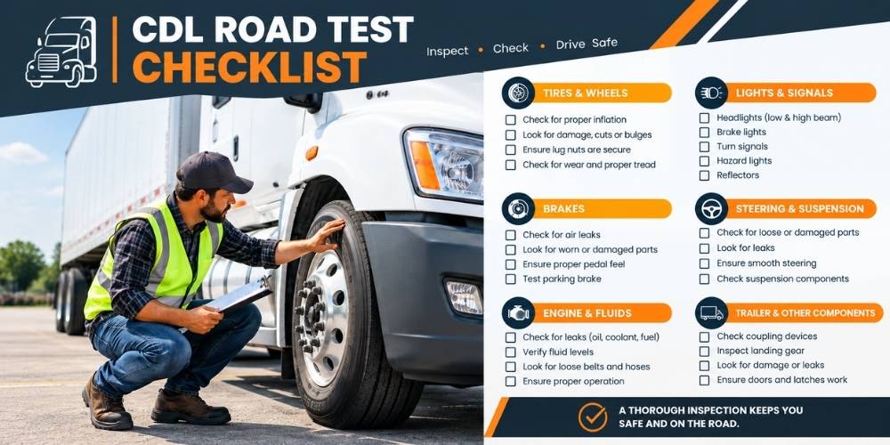 CDL Road Test Checklist