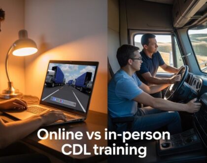 Online vs In-Person CDL Training: Pros and Cons