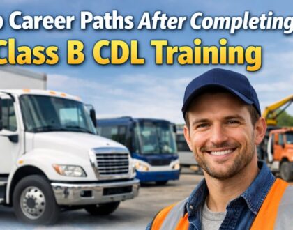 Top Career Paths After Completing Class B CDL Training