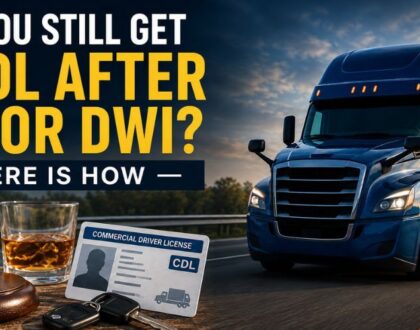 Can You Get a CDL With a DUI or DWI? Eligibility Guide